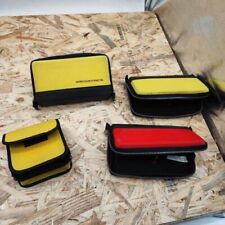 Minidisc Rack 4x Tasche Mappe schwarz Seidenglanz Leer ohne Md ungebraucht