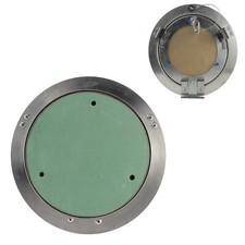 Revisionsklappe Inspektionstür rund Wartungsklappe Reinigungsklappe Alu 12,5 mm 