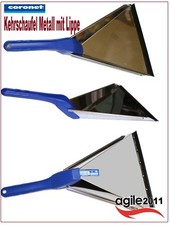 Kohlenschaufel Metallschaufel Ascheschaufel Kehrschaufel in silber Edelstahl mit