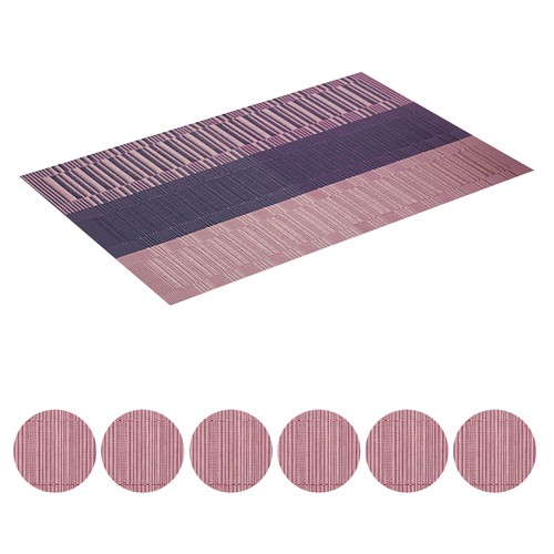 12er set tischset pvc - 12er,