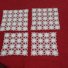 4Stück,Gehäkelte DECKCHEN