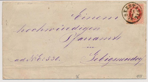 österreich 1878 5kr brief - 1878,