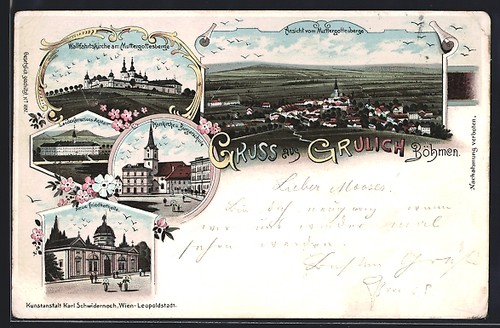 Lithographie grulich neue - lithographie, grulich,