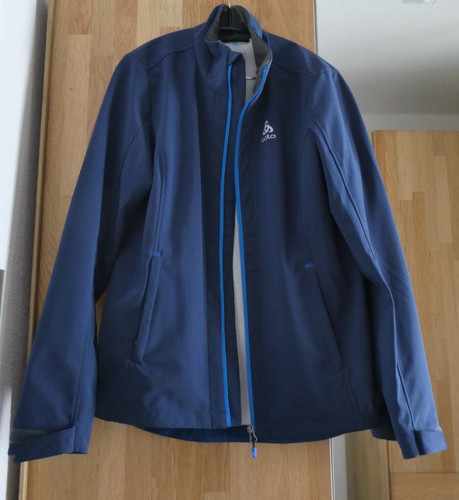 Odlo damen laufjacke blau - blau, gr
