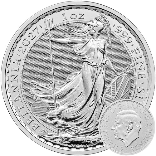Britannia 2027 silbermünze - britannia,
