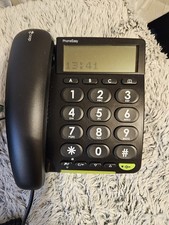 Doro PhoneEasy Seniorentelefon | Schwarz | Modell 213cs | TOP