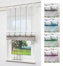 Lysel - Raffrollo  Tavira Schlaufen Zugschnur transparent Lichtfilternd