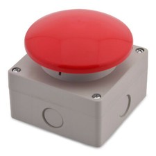 Grobhandtaster Handtaster Pilztaster Rot Fuß Taster Notaus Öffner Schließer Ip65
