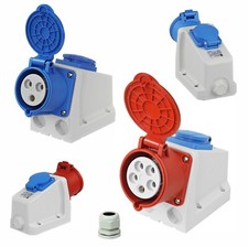 Kombi Wandsteckdose CEE 16A