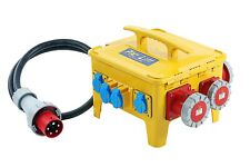 Baustromverteiler 63A Verteiler tragbar 1x63A, 2x32A, 2x16A, 4x230V VD863A W2501