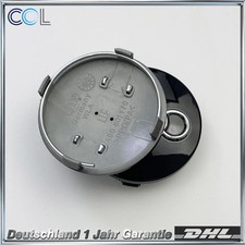 4pc Schwarz 60mm Nabendeckel Felgendeckung Radnabenkappen 4B0601170 A4 A6 Q5 Q7