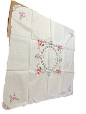 Tischdecke appliziert