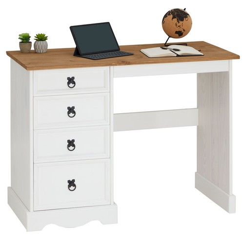Schreibtisch aus kiefer - schreibtisch,