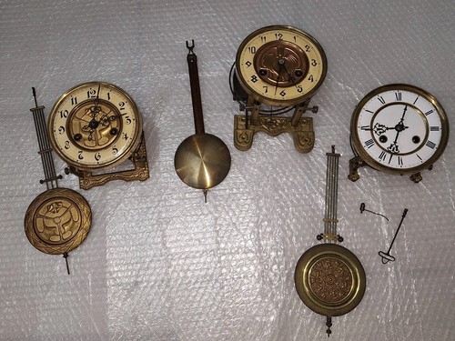 Alte wanduhr uhrwerk konvolut - alte,