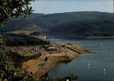 Gaststätte Seehof am Stausee bei HEIMBACH Nordeifel ungelaufen Postkarte ~1975