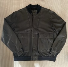 Gimos Lederjacke Lammleder Polojacke Gr. L - XL schwarz Leicht Taschen Sehr Gut