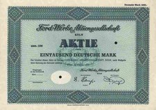 FORD Werke AG 1950 Automobil