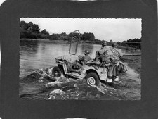 Qa22) Foto US - Soldaten Jeep