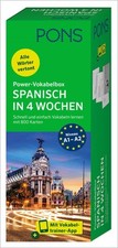 Spanisch Vokabeln lernen für Anfänger Wiedereinsteiger 800 Lernkarten Vokabelbox