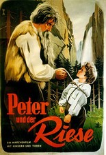 * Peter und der Riese * - ORIGINAL Filmplakat - Märchenfilm mit Tieren - DIN A 1