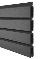 WPC Rhombus Sichtschutz Zaun