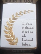 zippo Lieber stehend sterben