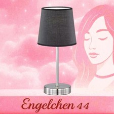 Wofi LED Tischleuchte Cesena Schwarz 4W = 40W E14 warmweiß Dimmbar per Schalter