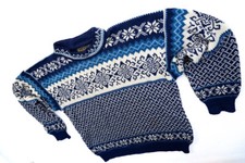 Nordstrikk Pullover Vintage Winter Sweater Wool Wolle Outdoor Norweger Jumper L