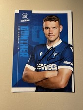 Karlsruher SC KSC Autogrammkarte Lasse Günther Handsigniert