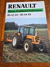 RENAULT Kabinentraktoren 85-14 85-12 LS Traktor Schlepper Prospekt Brochure a