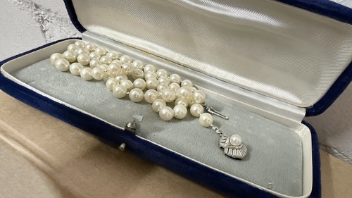 Akoya perlen kette mit - perlen, 585
