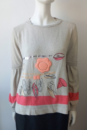 Elisa cavaletti pullover beige - elisa,