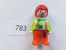 Playmobil 1 2 3 Figur Clown Zirkus Grün Latzhose Rothaarig Mini Männchen 783