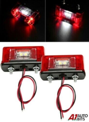 Led kennzeichenleuchten - 2x,