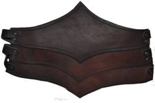 Ledermieder "Elfe" Mittelalter Schnürmieder Miedergürtel Gürtel LARP Mieder