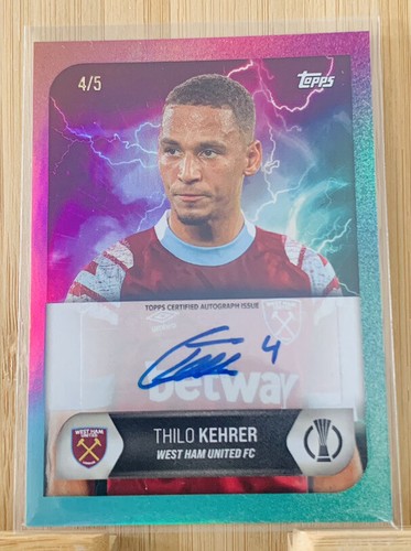 Topps auto thilo kehrer - 4/5,