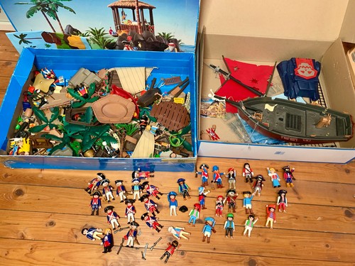 Playmobil piratenschiff 6678 - playmobil, +