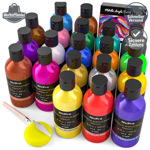 Acrylfarben set 250ml - set,
