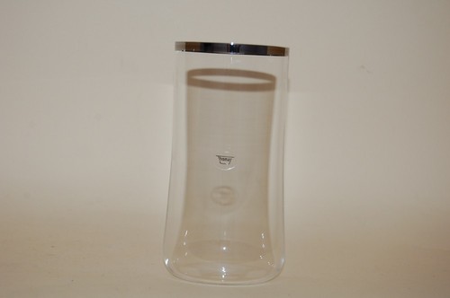 Wasserglas 12cm platinrand - 6/12cm,