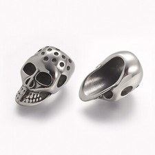 1 x Edelstahl Skull Totenkopf