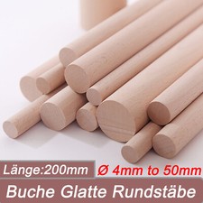 Glatte Rundstäbe, Buche, 200