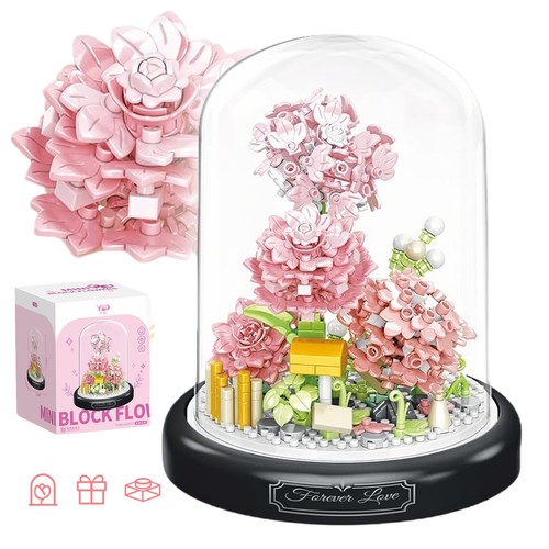 Blumen klemmbausteine set - blumen,
