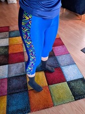 3/4 Glanzleggings Lycra