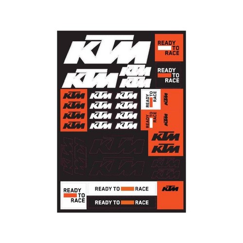 Aufkleberblatt für ktm - aufkleberblatt,