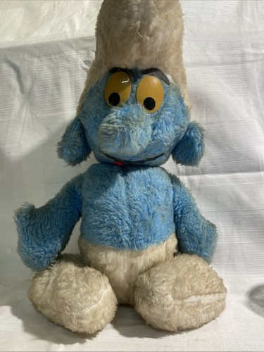 Großer schlumpf kuschelfigur - großer,
