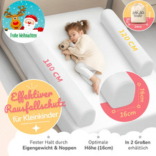 Aufblasbarer Rausfallschutz 120/180cm Kinderbettgitter Baby Bett Schutz Tragbar