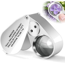 Juwelier Lupe 40X mit Licht