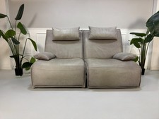Koinor Epos Evia Designer Sofa Leder Grau Couch Funktional