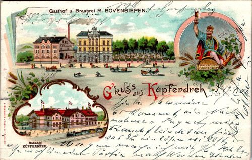 Litho gruss aus essen - litho,