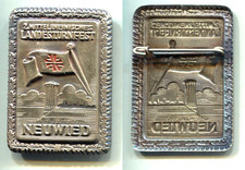 Tagungsabzeichen "2. Mittelrheinisches Landesturnfest Neuwied 1952"